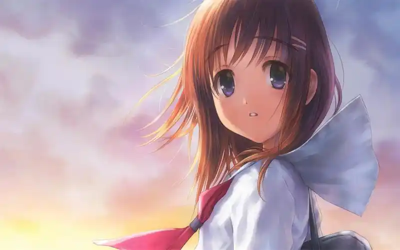 可爱卡通动漫美少女精选唯美桌面壁纸图片高清大图预览1920x1200_卡通