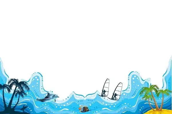 夏天夏日海水清凉海浪主题素材