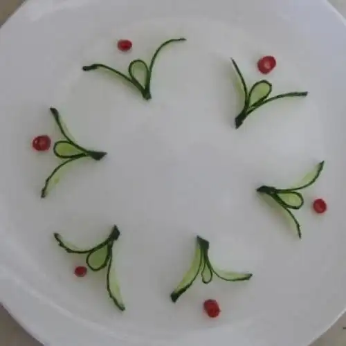 简单盘饰之黄瓜,简单又有颜值