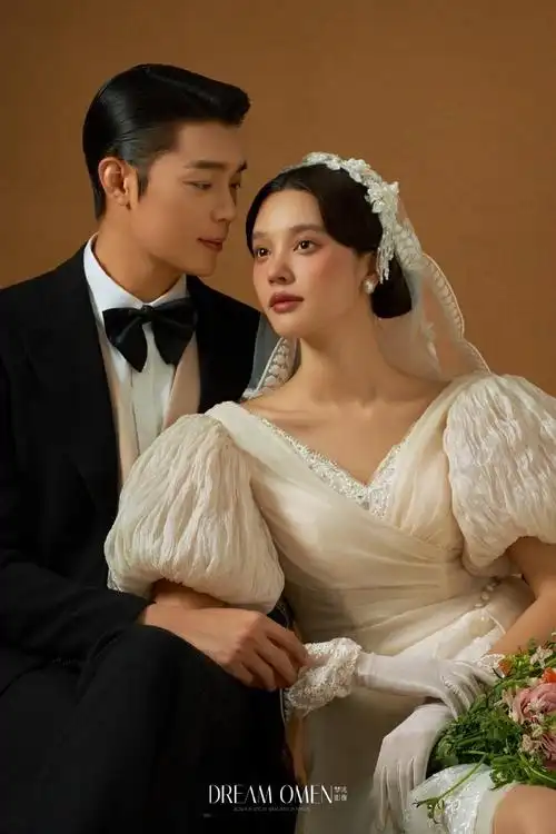 复古法式的风格  将仪式感与浪漫完美呈现09    #南京婚纱照##复古