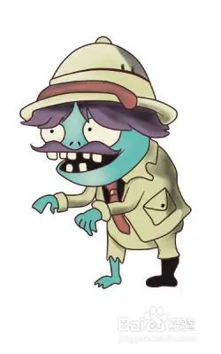 小鬼僵尸炮简笔画