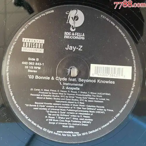 jayz-beyonceknowles-嘻哈单曲-12寸黑胶lp-b1_老唱片/胶片_第2张
