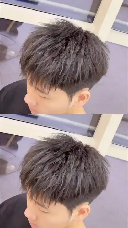 男生摩根烫发型