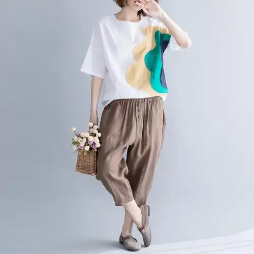 套装哪里买|上衣短裤子棉麻套装品牌|上衣短裤子棉麻套装搭配|出租