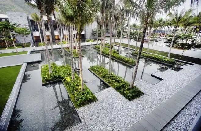 水景设计#zoscape#水景意向图#水池水景#静态水景