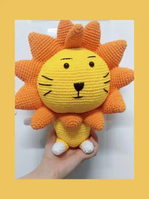 钩针小狮子70王源同款莱阳狮子