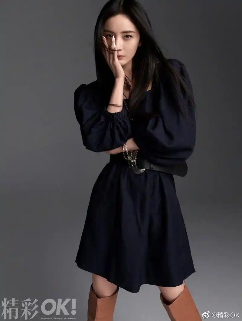 杨幂登时尚杂志周年刊封面多变造型展现多面魅力(9)