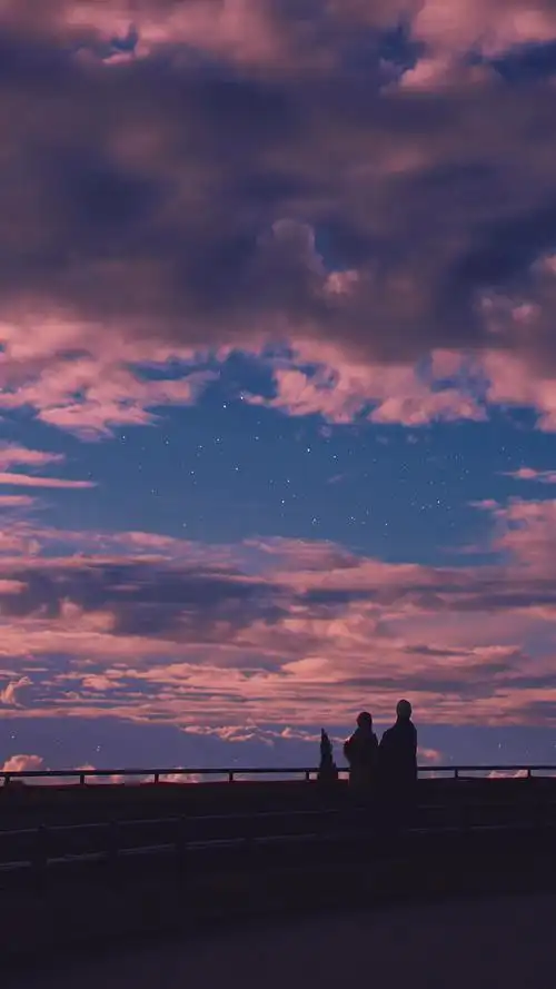 唯美浪漫月色摄影手机壁纸