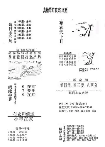 福彩3d精华布衣2