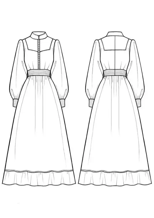 今日打卡 1丨连衣裙正反面