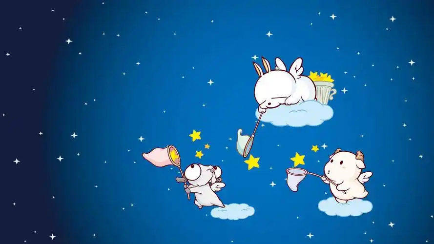 流氓兔mashimaro图片可爱卡通宽屏壁纸高清大图预览1920x1080_卡通