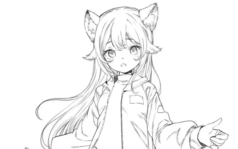 早安,出来画画摸个鱼 #二次元 #绘画教程 #动漫 #学画画