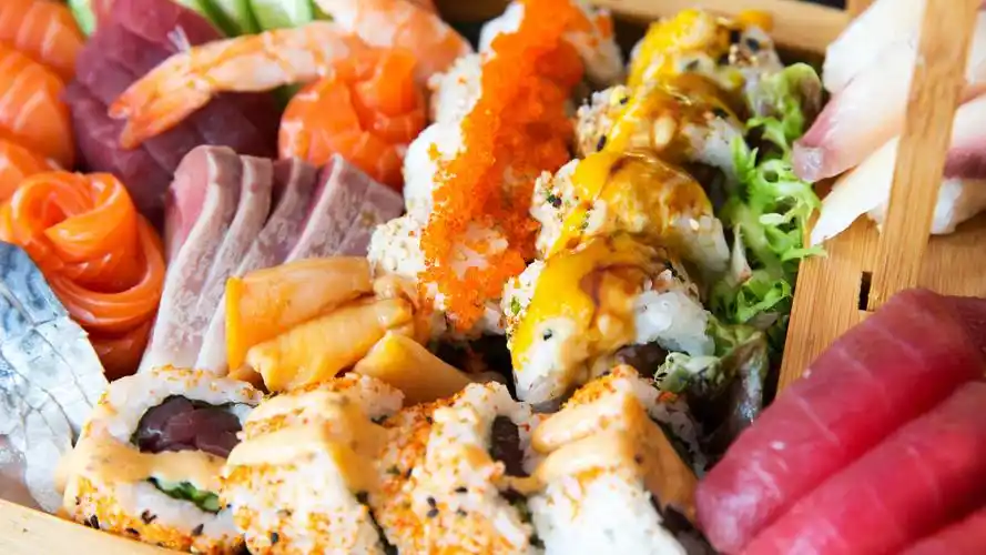 好吃的寿司图片