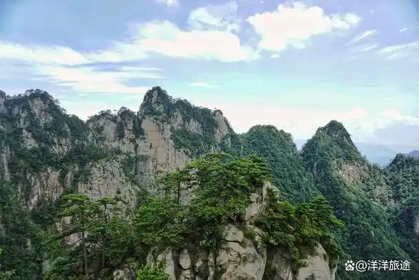 在浙江省临安市内,有一座五十公里连绵起伏的群山,她便是大明山.