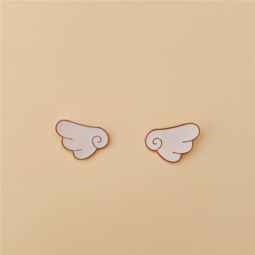 萌主驿站的优惠券大全—小天使翅膀胸针女胸花可爱日系动漫徽章卡通