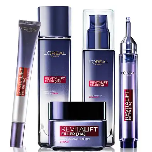 loreal法国巴黎欧莱雅女士护肤品化妆品套装复颜玻尿酸水光充盈五件套