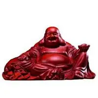 大红色招财进宝弥勒佛头像_微信头像图片大全