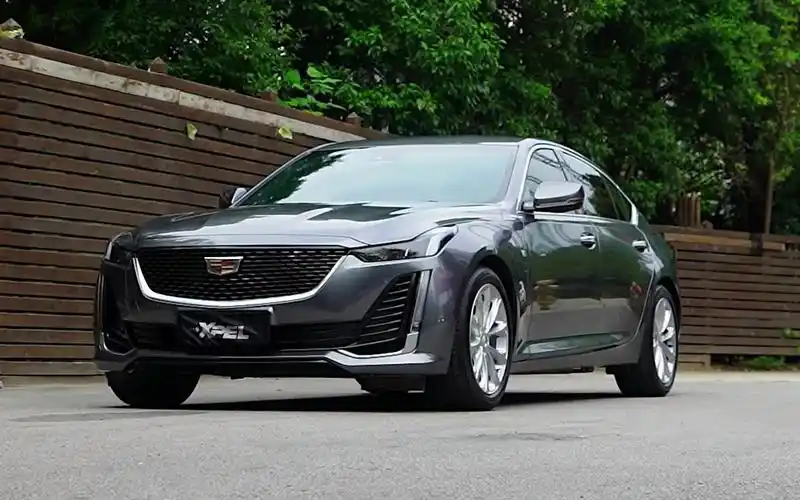 xpel西安汽车贴膜凯迪拉克ct5装贴液态金属枪灰案列