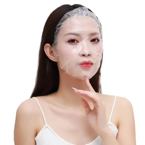 面膜一次性保鲜美容院100片塑料透明超薄锁水脸部保鲜膜