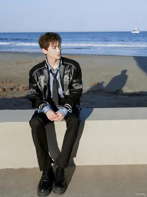 白敬亭海边清冷感大片