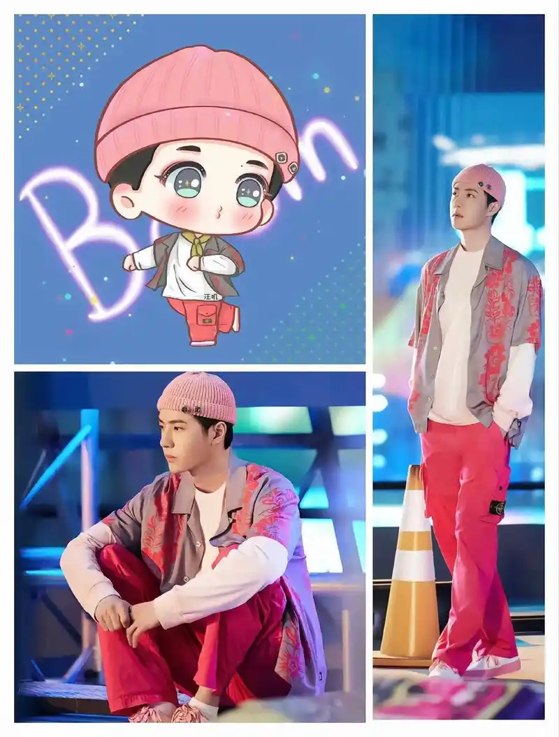 q版pk真人版#王一博 #肖战的小狮子 - 抖音