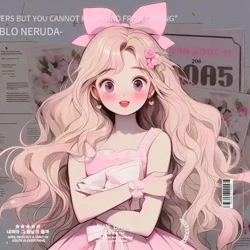 美少女 我的少女心 粉色图片头像 可爱漂亮 卡通美少女