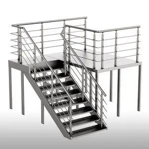 楼梯护栏扶手家用304不锈钢