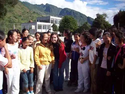 怒江九月(06年与老外福贡中学行之照片)