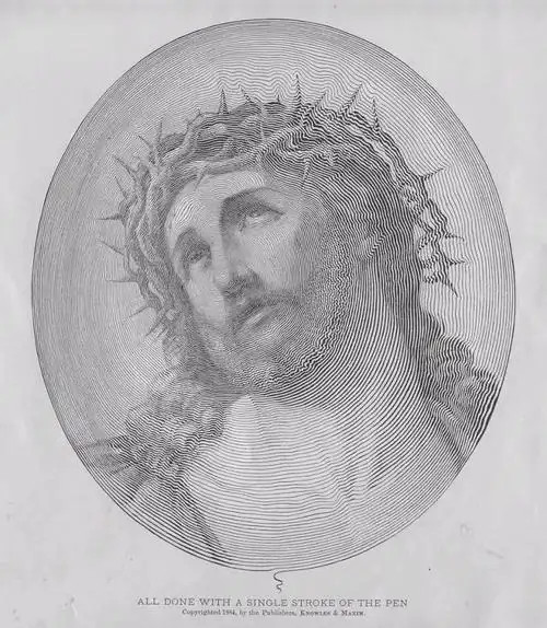 [转帖] 只需一笔,就可画一个耶稣