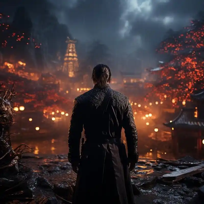 4个剑客背影,你觉得那个最帅