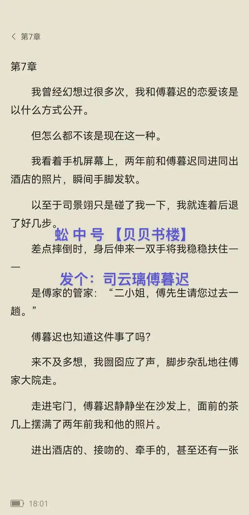 司云璃傅暮迟(现言全集文)