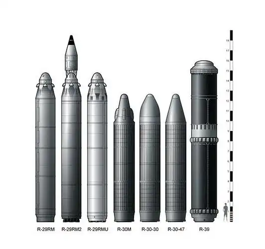 布拉瓦系类洲际导弹俄罗斯的现在挂载在"北风之神"潜艇