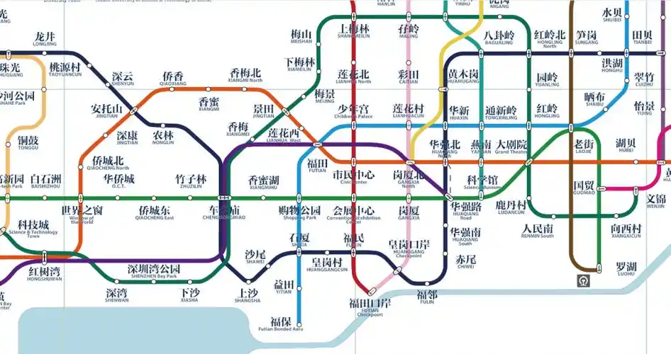 深圳地铁线路图2020最新版