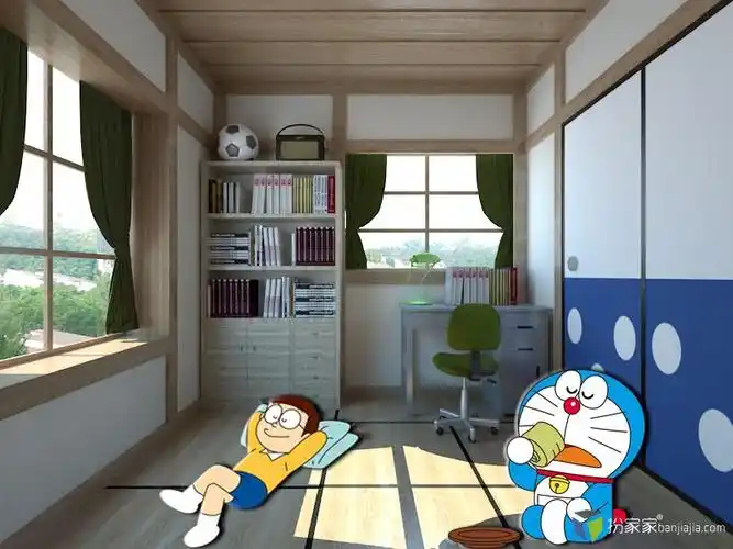 大雄的卧室!-扮家家室内设计论坛