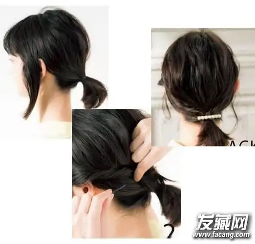 5种扎法就是齐耳短发也适合
