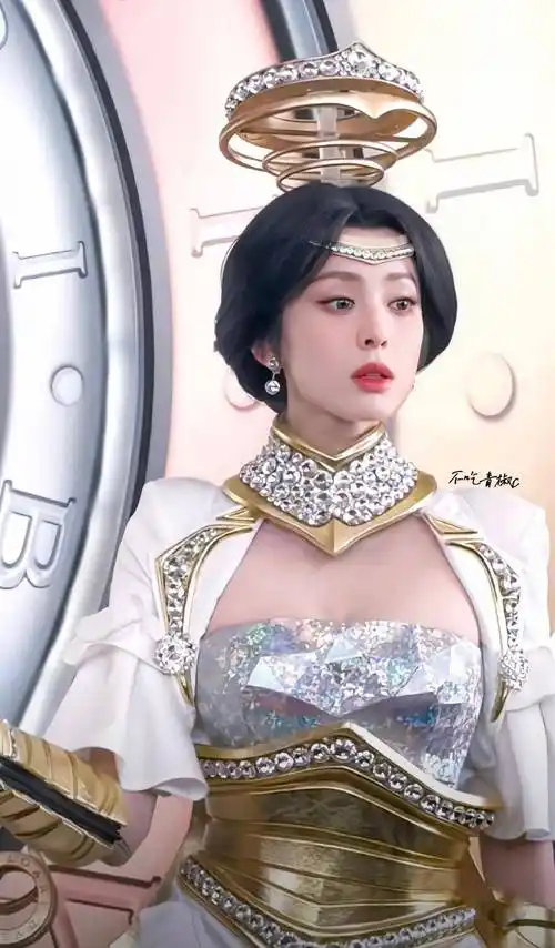 古力娜扎cos王者荣耀游戏角色芈月,好绝的一张脸,美神降临哇_貂蝉