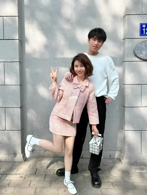 155和181情侣穿搭恋爱日常