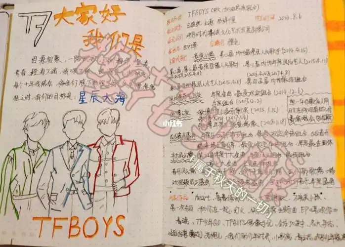 明星手账tfboys