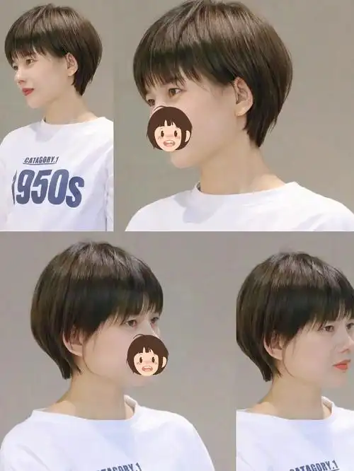 女生减龄挂耳短发～适合想要短发减龄的宝宝