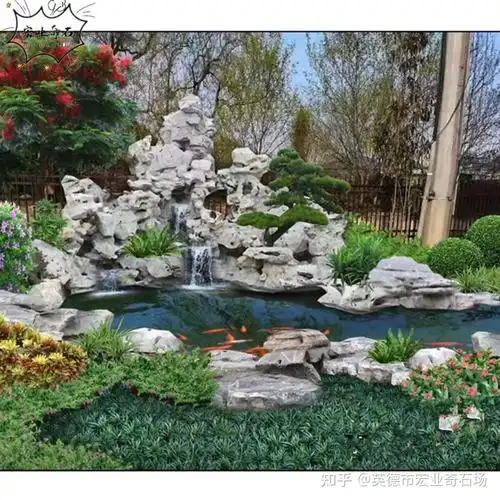 太湖石假山驳岸