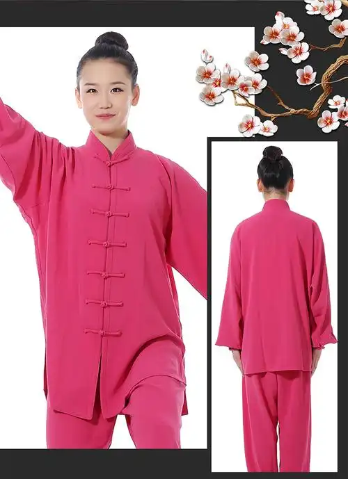 2022新款武极堂高弹麻太极服女春夏秋季长袖练功服武术太极拳服装男中