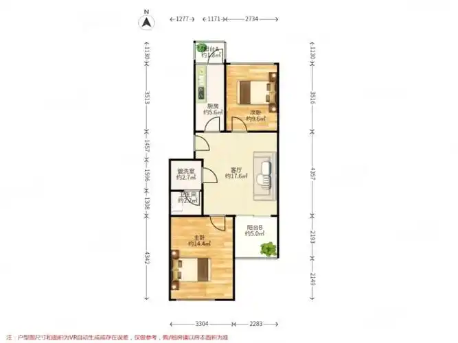 首都机场  朝阳    2层正规两室一厅  房龄新随时看