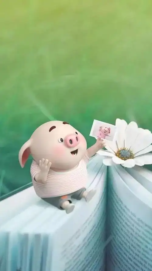 刷爆抖音的猪猪壁纸!