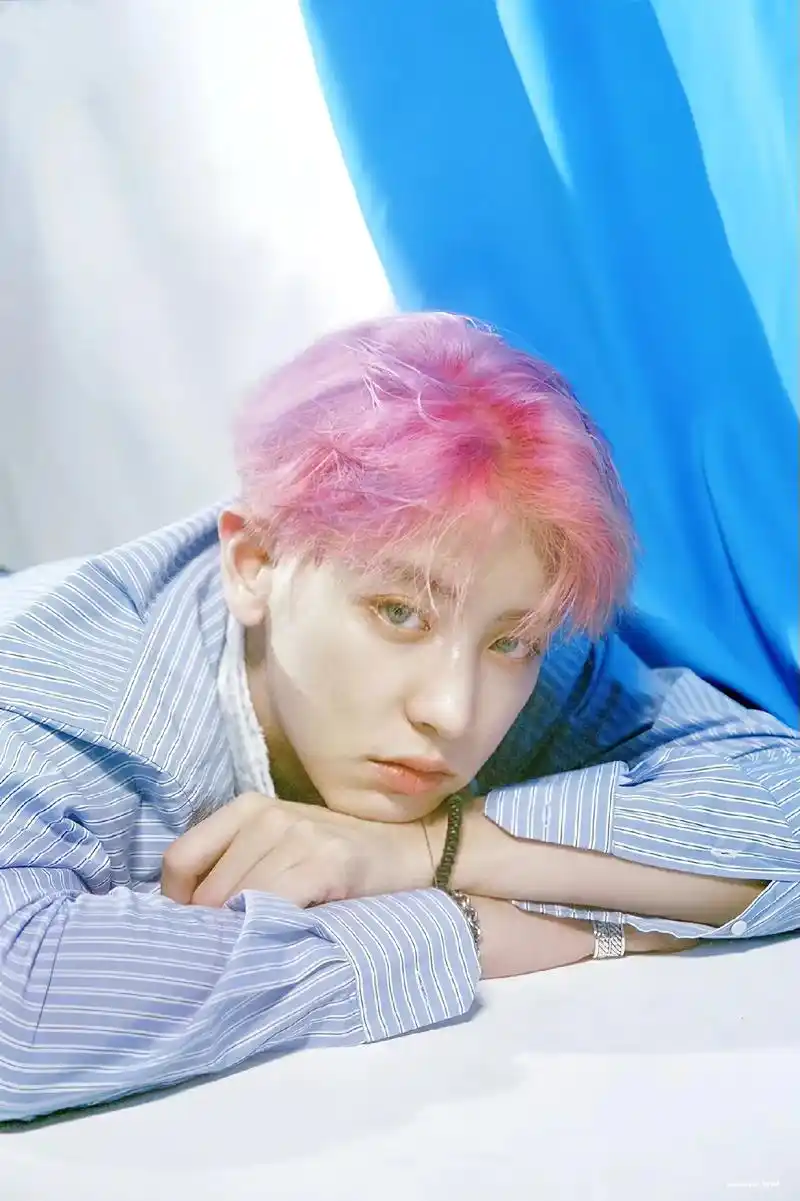 kokobop时期限定粉发#南韩颜霸 #朴灿烈 #exo 花 - 抖音