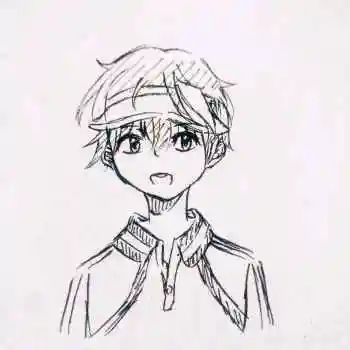 画成美女了,草_桂木真己手绘头像星合之空绘画作品