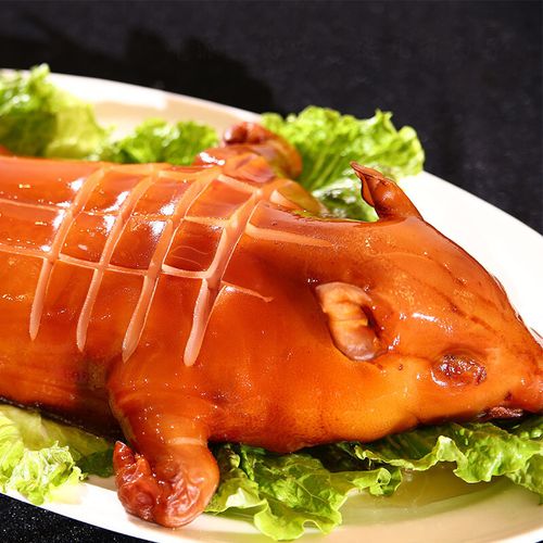 美味烤乳猪 整只香脆皮薄冷冻熟食半成品 宴会商用食材3到3.5包邮