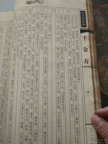 收藏名人名医书,千金方