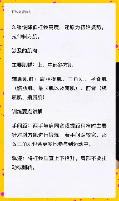 🏋️♂️斜方肌训练全攻略💪