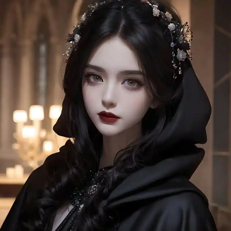 女生头像|暗黑系小姐姐.#暗黑系 #优质头像 #美出高级感  - 抖音