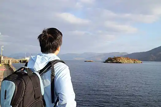 男人,英格兰,湖区,风景